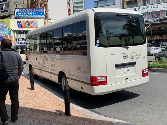 リゾナーレ熱海　星野リゾート　子連れ旅行　1歳　バス停　シャトルバス　無料　乗り場　熱海駅