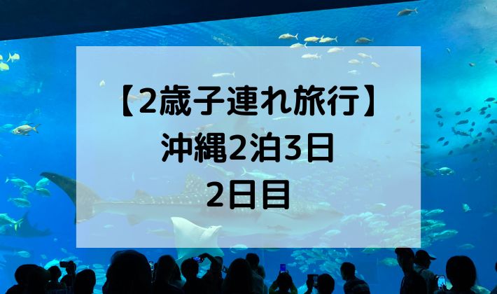 沖縄旅行　2歳　子連れ　沖縄　リゾート　10月　秋　海　ホテル　水族館　美ら海水族館　ジンベイザメ